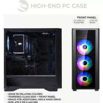 PC Gamer							SEDATECH				Sedatech PC Gamer Pro Compact • Intel i7 - Image 3