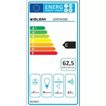Hotte décorative murale							GLEM				GHP945BK - Image 3
