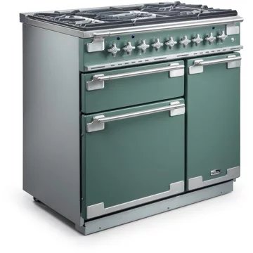 Piano de cuisson gaz							FALCON				ELISE 90 VERT MINERAL MAT NICKEL - Image 5