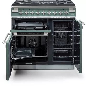 Piano de cuisson gaz							FALCON				ELISE 90 VERT MINERAL MAT NICKEL - Image 9