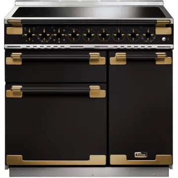 Piano de cuisson induction							FALCON				ELISE LUXE TAB IND 90 CMNOIR LAITON - Image 2